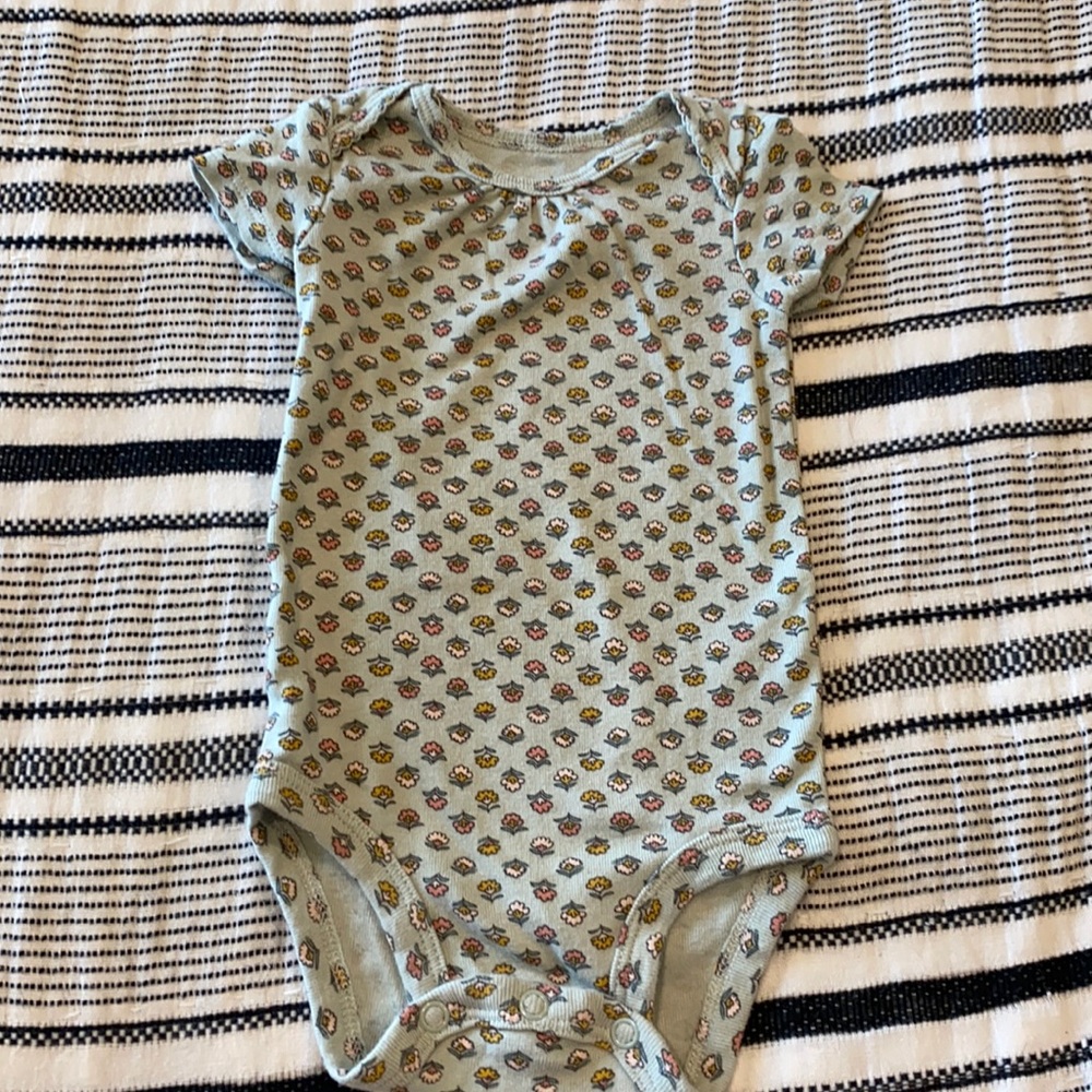 Carter’s Floral Short Sleeve Onesie